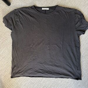 We The Free Black Short Sleeve Crew Tee